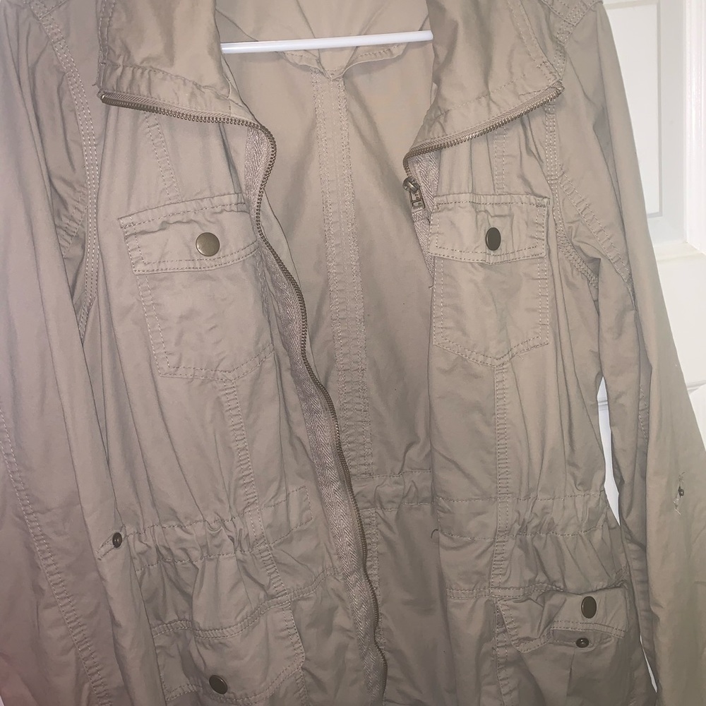 Tan utility jacket